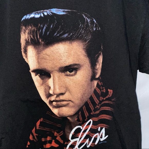Vintage Elvis Tribute T-Shirt Single Stitched - Picture 4 of 6
